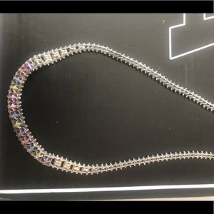 Sterling gem stone necklace 💎